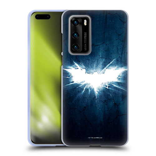The Dark Knight Rises Logo Grunge Soft Gel Case for Huawei P40 5G