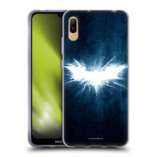 The Dark Knight Rises Logo Grunge Soft Gel Case for Huawei Y6 Pro (2019)