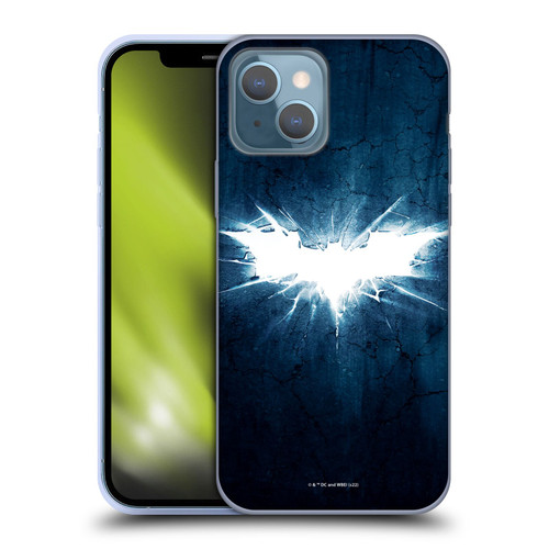 The Dark Knight Rises Logo Grunge Soft Gel Case for Apple iPhone 13