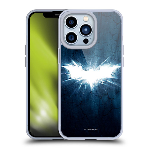 The Dark Knight Rises Logo Grunge Soft Gel Case for Apple iPhone 13 Pro