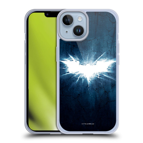 The Dark Knight Rises Logo Grunge Soft Gel Case for Apple iPhone 14
