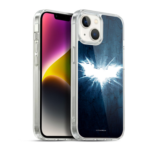 The Dark Knight Rises Logo Grunge Soft Gel Case for Apple iPhone 14