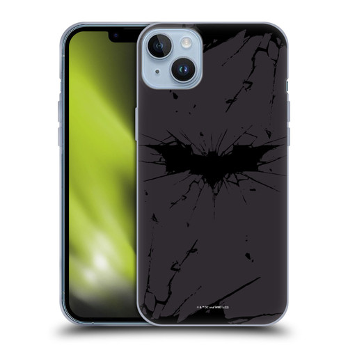 The Dark Knight Rises Logo Black Soft Gel Case for Apple iPhone 14 Plus