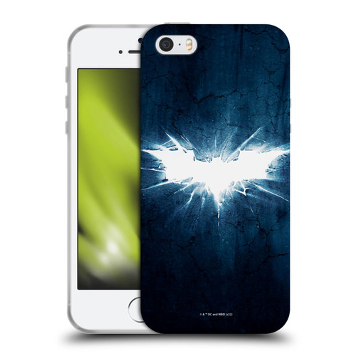 The Dark Knight Rises Logo Grunge Soft Gel Case for Apple iPhone 5 / 5s / iPhone SE 2016