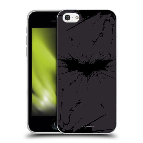 The Dark Knight Rises Logo Black Soft Gel Case for Apple iPhone 5c