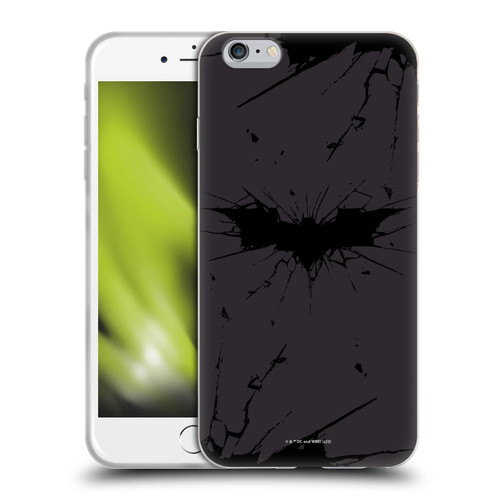 The Dark Knight Rises Logo Black Soft Gel Case for Apple iPhone 6 Plus / iPhone 6s Plus