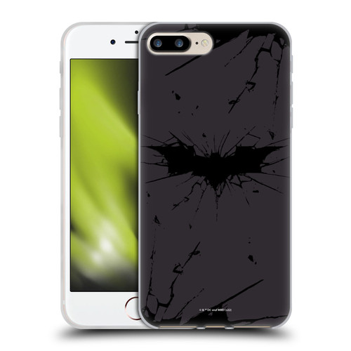 The Dark Knight Rises Logo Black Soft Gel Case for Apple iPhone 7 Plus / iPhone 8 Plus