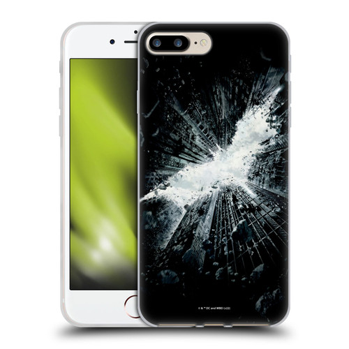 The Dark Knight Rises Logo Poster Soft Gel Case for Apple iPhone 7 Plus / iPhone 8 Plus