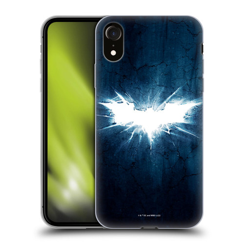 The Dark Knight Rises Logo Grunge Soft Gel Case for Apple iPhone XR