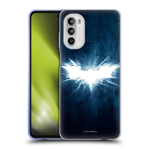 The Dark Knight Rises Logo Grunge Soft Gel Case for Motorola Moto G52