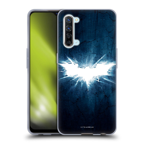 The Dark Knight Rises Logo Grunge Soft Gel Case for OPPO Find X2 Lite 5G