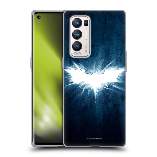 The Dark Knight Rises Logo Grunge Soft Gel Case for OPPO Find X3 Neo / Reno5 Pro+ 5G