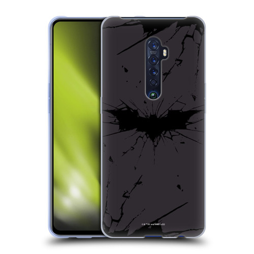 The Dark Knight Rises Logo Black Soft Gel Case for OPPO Reno 2