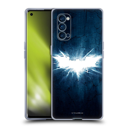 The Dark Knight Rises Logo Grunge Soft Gel Case for OPPO Reno 4 Pro 5G