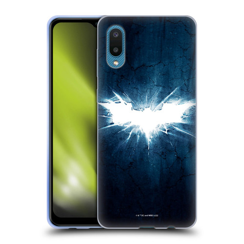 The Dark Knight Rises Logo Grunge Soft Gel Case for Samsung Galaxy A02/M02 (2021)