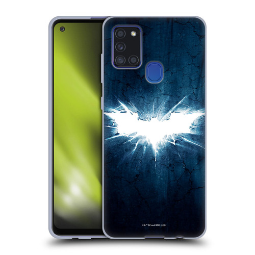 The Dark Knight Rises Logo Grunge Soft Gel Case for Samsung Galaxy A21s (2020)