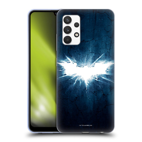 The Dark Knight Rises Logo Grunge Soft Gel Case for Samsung Galaxy A32 (2021)