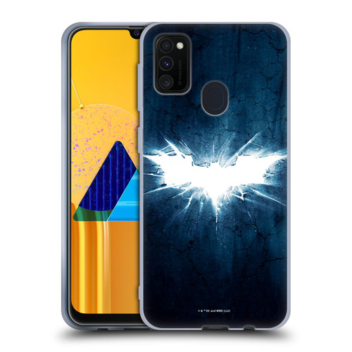 The Dark Knight Rises Logo Grunge Soft Gel Case for Samsung Galaxy M30s (2019)/M21 (2020)