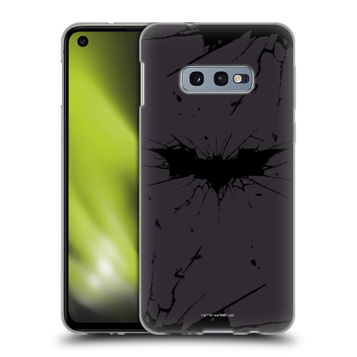 The Dark Knight Rises Logo Black Soft Gel Case for Samsung Galaxy S10e