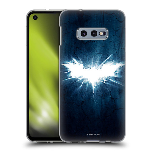 The Dark Knight Rises Logo Grunge Soft Gel Case for Samsung Galaxy S10e