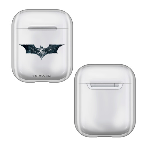 The Dark Knight Rises Graphics Logo Clear Hard Crystal Cover Case for Apple AirPods 1 1st Gen / 2 2nd Gen Charging Case