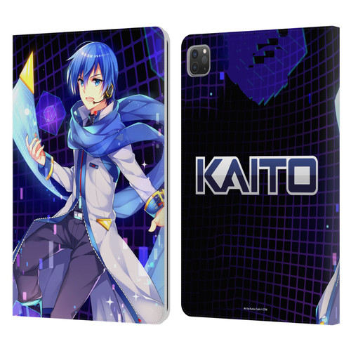 Hatsune Miku Characters Kaito Leather Book Wallet Case Cover For Apple iPad Pro 11 2020 / 2021 / 2022