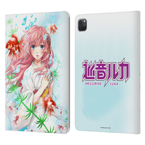 Hatsune Miku Characters Megurine Luka Leather Book Wallet Case Cover For Apple iPad Pro 11 2020 / 2021 / 2022