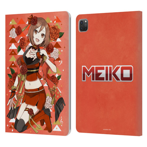 Hatsune Miku Characters Meiko Leather Book Wallet Case Cover For Apple iPad Pro 11 2020 / 2021 / 2022