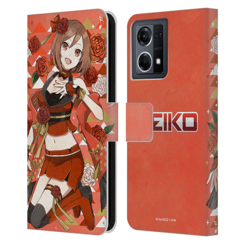 Hatsune Miku Characters Meiko Leather Book Wallet Case Cover For OPPO Reno8 4G