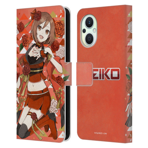 Hatsune Miku Characters Meiko Leather Book Wallet Case Cover For OPPO Reno8 Lite