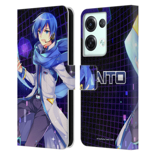 Hatsune Miku Characters Kaito Leather Book Wallet Case Cover For OPPO Reno8 Pro