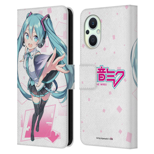 Hatsune Miku Graphics Cute Leather Book Wallet Case Cover For OPPO Reno8 Lite