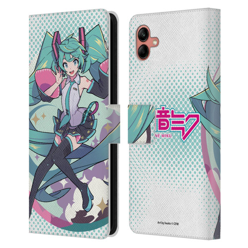 Hatsune Miku Graphics Pastels Leather Book Wallet Case Cover For Samsung Galaxy A04 (2022)