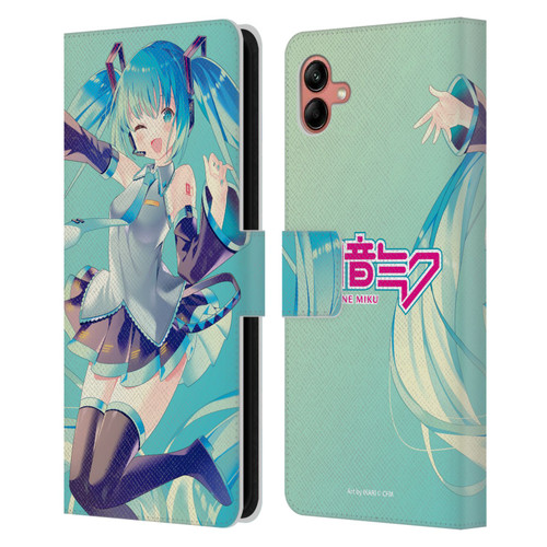 Hatsune Miku Graphics Sing Leather Book Wallet Case Cover For Samsung Galaxy A04 (2022)