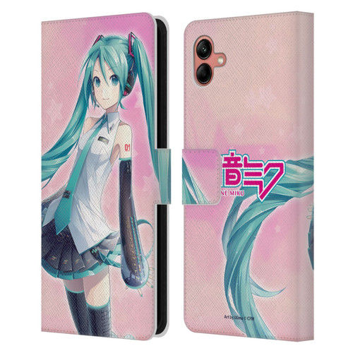 Hatsune Miku Graphics Star Leather Book Wallet Case Cover For Samsung Galaxy A04 (2022)