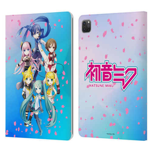 Hatsune Miku Virtual Singers Sakura Leather Book Wallet Case Cover For Apple iPad Pro 11 2020 / 2021 / 2022