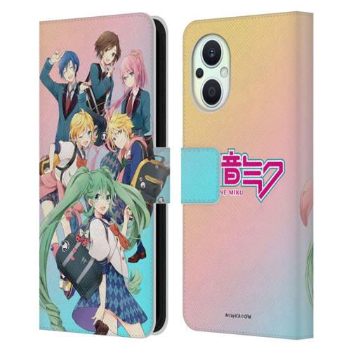 Hatsune Miku Virtual Singers High School Leather Book Wallet Case Cover For OPPO Reno8 Lite