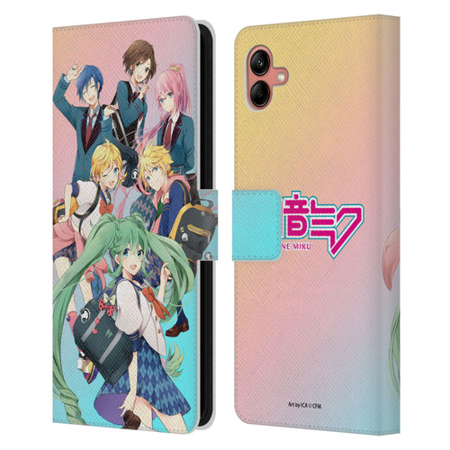 Hatsune Miku Virtual Singers High School Leather Book Wallet Case Cover For Samsung Galaxy A04 (2022)