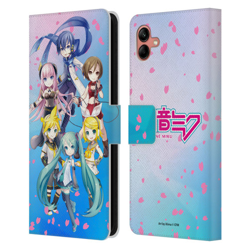 Hatsune Miku Virtual Singers Sakura Leather Book Wallet Case Cover For Samsung Galaxy A04 (2022)