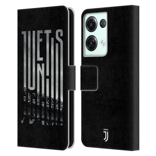 Juventus Football Club Graphic Logo  Stadium Leather Book Wallet Case Cover For OPPO Reno8 Pro