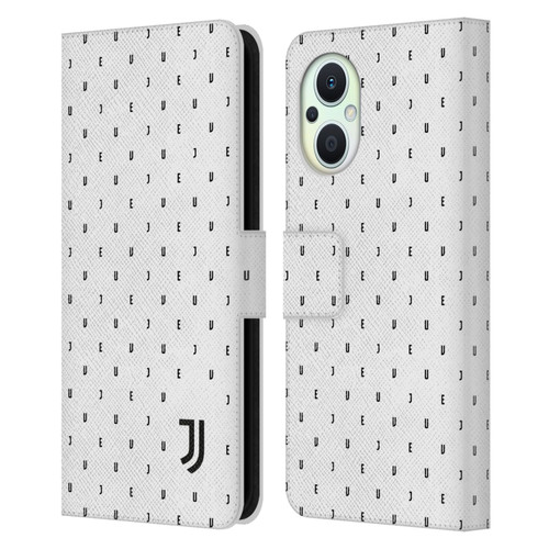 Juventus Football Club Lifestyle 2 White Logo Type Pattern Leather Book Wallet Case Cover For OPPO Reno8 Lite