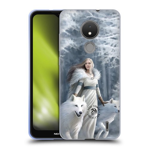 Anne Stokes Wolves Winter Guardians Soft Gel Case for Nokia C21