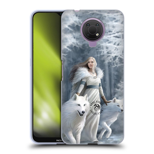 Anne Stokes Wolves Winter Guardians Soft Gel Case for Nokia G10