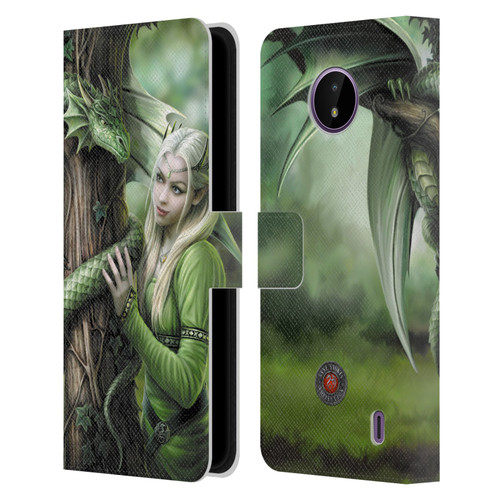 Anne Stokes Dragon Friendship Kindred Spirits Leather Book Wallet Case Cover For Nokia C10 / C20