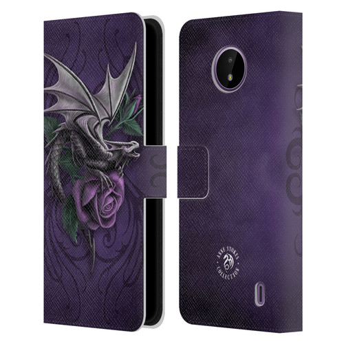Anne Stokes Dragons 3 Beauty 2 Leather Book Wallet Case Cover For Nokia C10 / C20