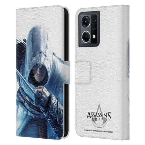 Assassin's Creed Key Art Altaïr Hidden Blade Leather Book Wallet Case Cover For OPPO Reno8 4G