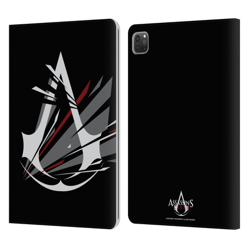 Assassin's Creed Logo Shattered Leather Book Wallet Case Cover For Apple iPad Pro 11 2020 / 2021 / 2022