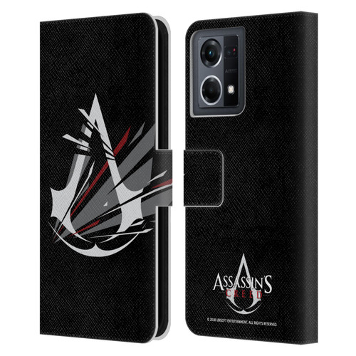 Assassin's Creed Logo Shattered Leather Book Wallet Case Cover For OPPO Reno8 4G