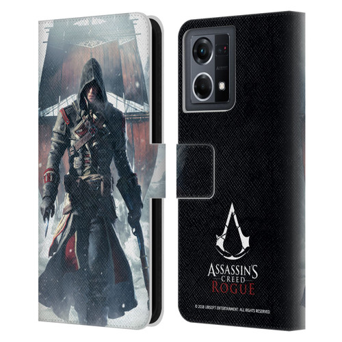 Assassin's Creed Rogue Key Art Shay Cormac Ship Leather Book Wallet Case Cover For OPPO Reno8 4G