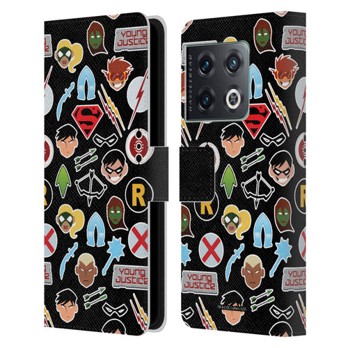 Young Justice Graphics Icons Leather Book Wallet Case Cover For OnePlus 10 Pro